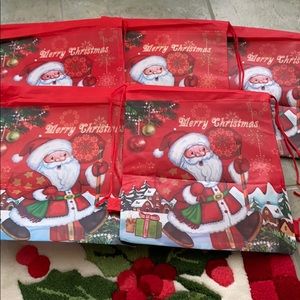 Set of 5 Merry Christmas Reusable Backpacks 🎒
